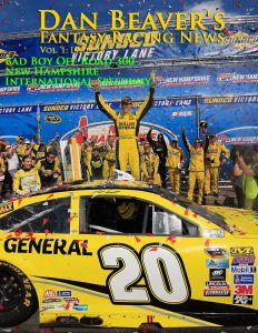 LOUDON, NH - JULY 17: Matt Kenseth, driver of the #20 Dollar General Toyota, celebrates in Victory Lane after winning the NASCAR Sprint Cup Series New Hampshire 301 at New Hampshire Motor Speedway on July 17, 2016 in Loudon, New Hampshire. (Photo by Chris Trotman/Getty Images)